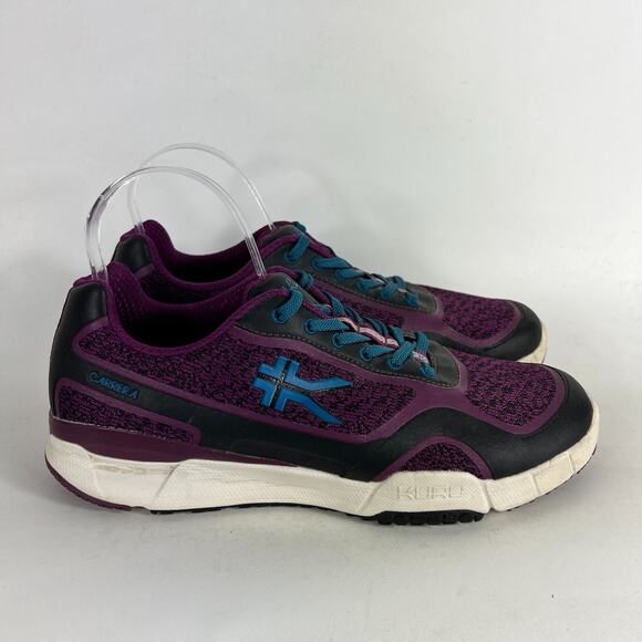 Kuru Carrera Sneaker Women's 10.5 Purple Black Lace Up Running Shoes 202213 - Picture 2 of 10
